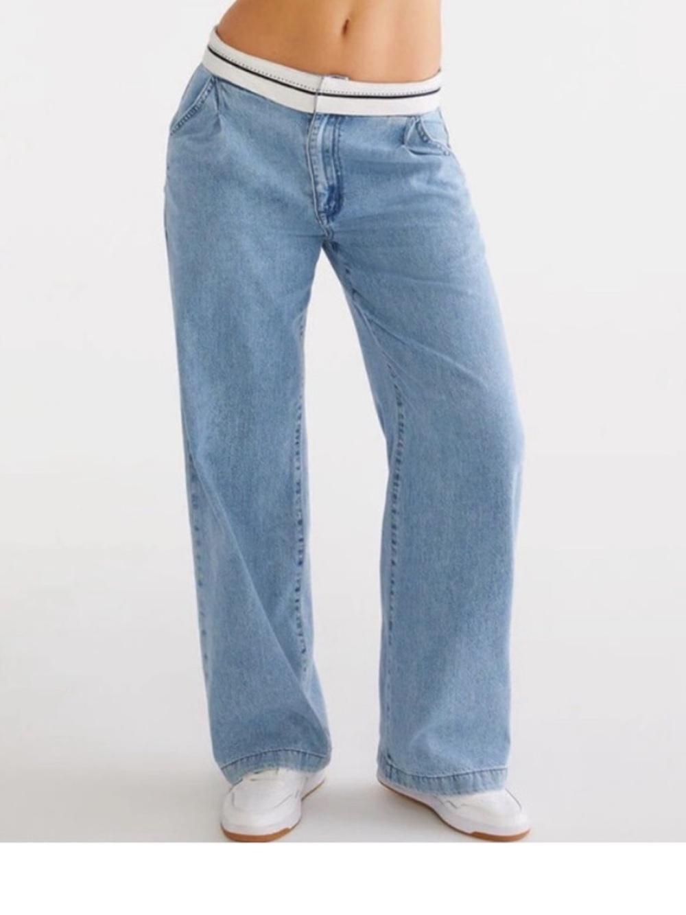 Aeropostale Light Blue Wide-Leg Trouser Jeans size 14